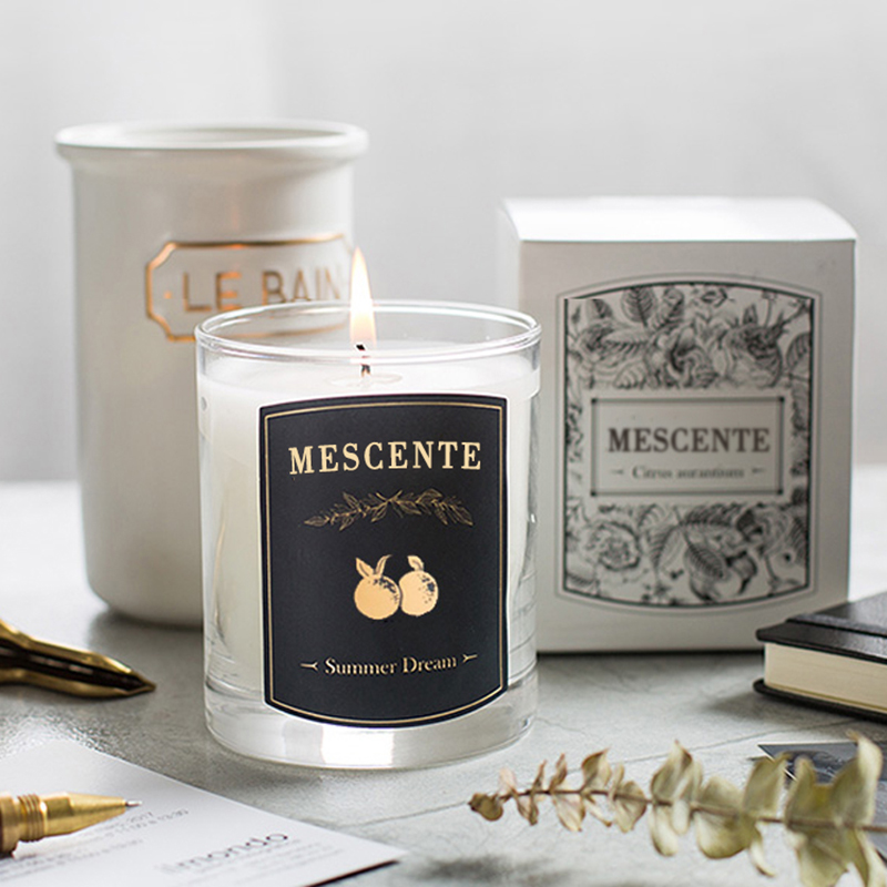 M&Scent Customized Dekorative Luxury Massage Private Label Duftende sojavokslys