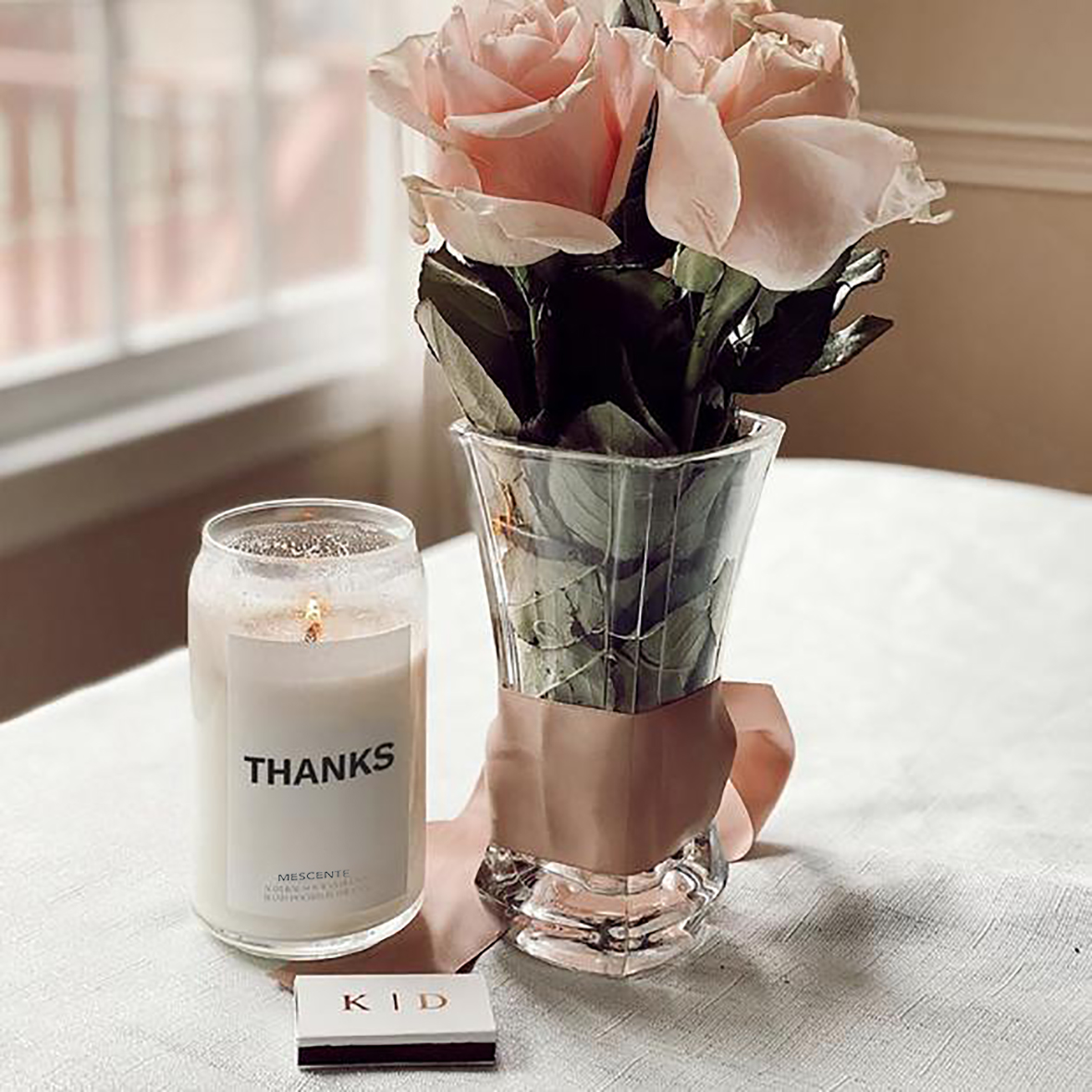 M&Scent Organic Customized Ceramic Milky Woodwick stearinlys, stearinlysbeholder