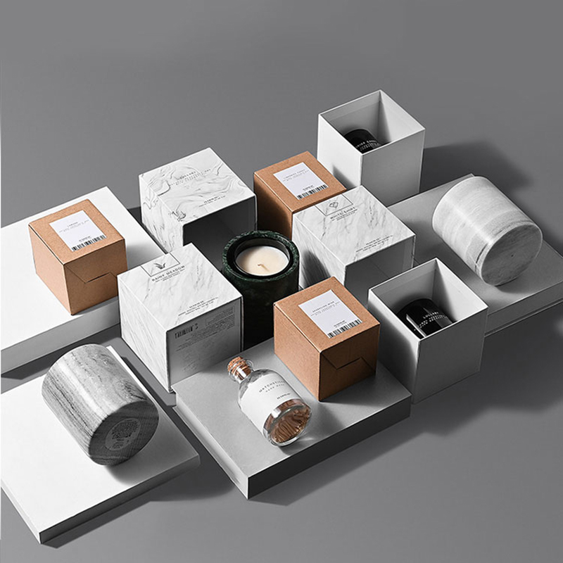 M&Scent Engros Luksus Custom Decoration Private Label Sort Glas Krystal Duftende Sojavokslys