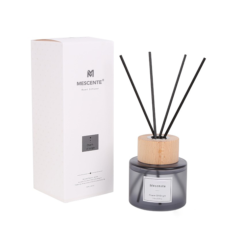 M&Scent engros luksus private label glasflaske reed diffuser med prop