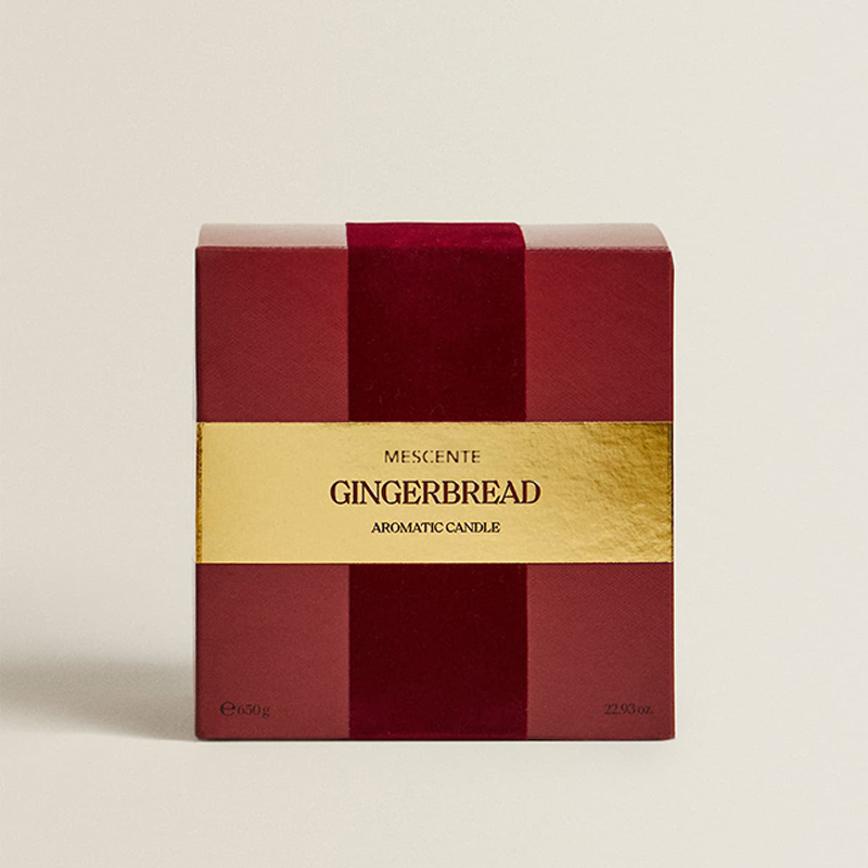 M&Scent Custom Luxury 3 Wicks stearinlys Personlig privat label sort mat glas duftlys