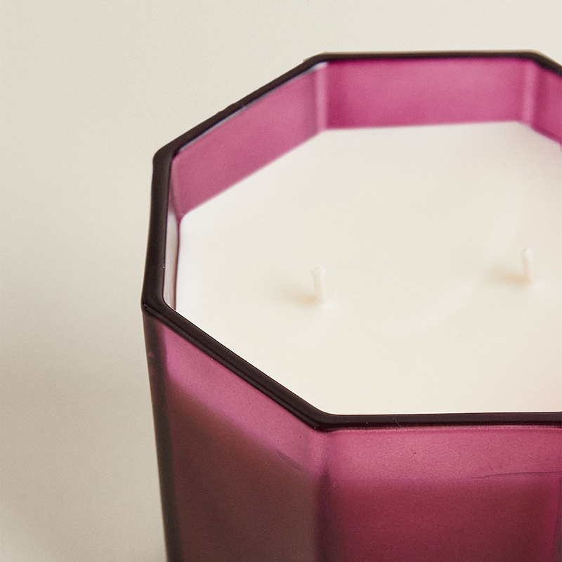 M&Scent Luksus juleduftlys Aromaterapi Aroma Sojavokslys i sort glaskrukke gaveæske