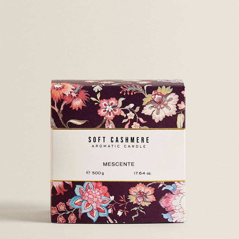 M&Scent Luksus juleduftlys Aromaterapi Aroma Sojavokslys i sort glaskrukke gaveæske