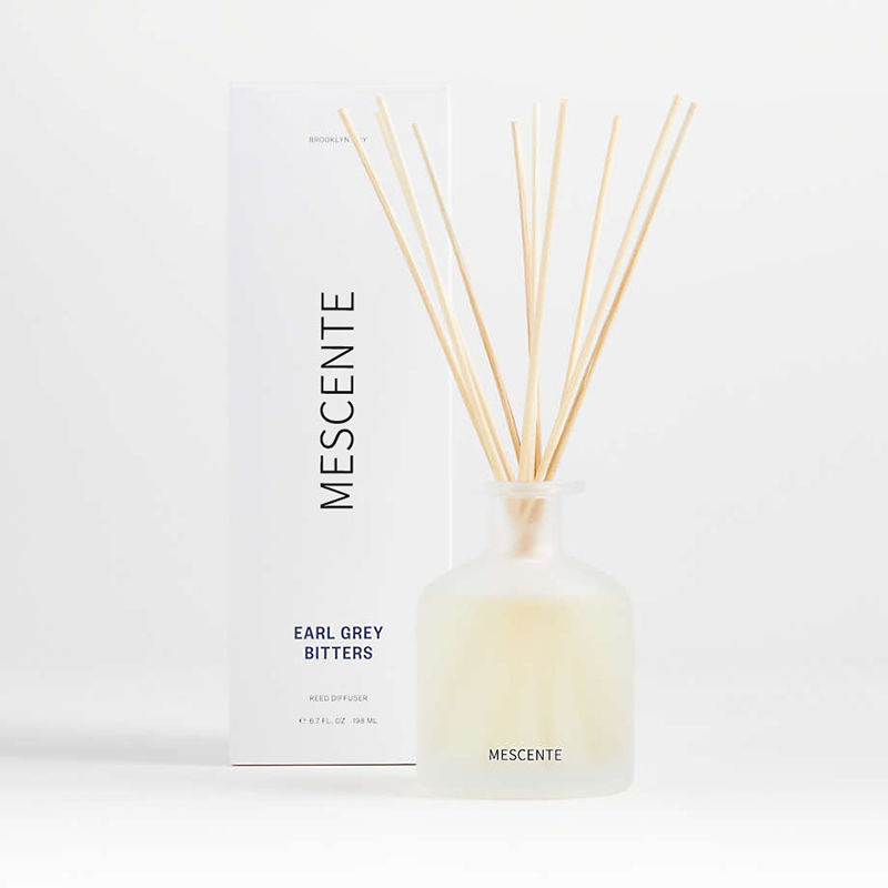 M&Scent luksus private label lilla farve aroma reed diffuser gavesæt med æske