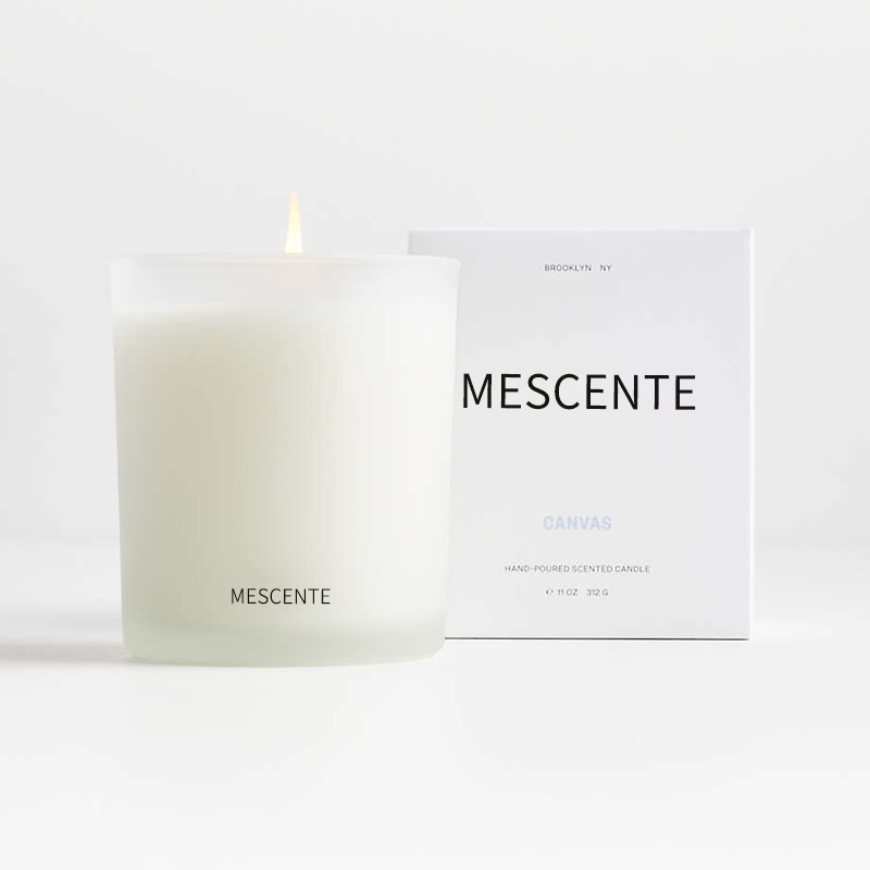 M&Scent engros luksus private label sojavoks duftlys med æske