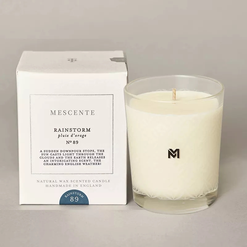 M&Scent Engros Ny Luksus Custom Private Label Julekrystalkrukker Kerzen Duftsojalys Med Låg
