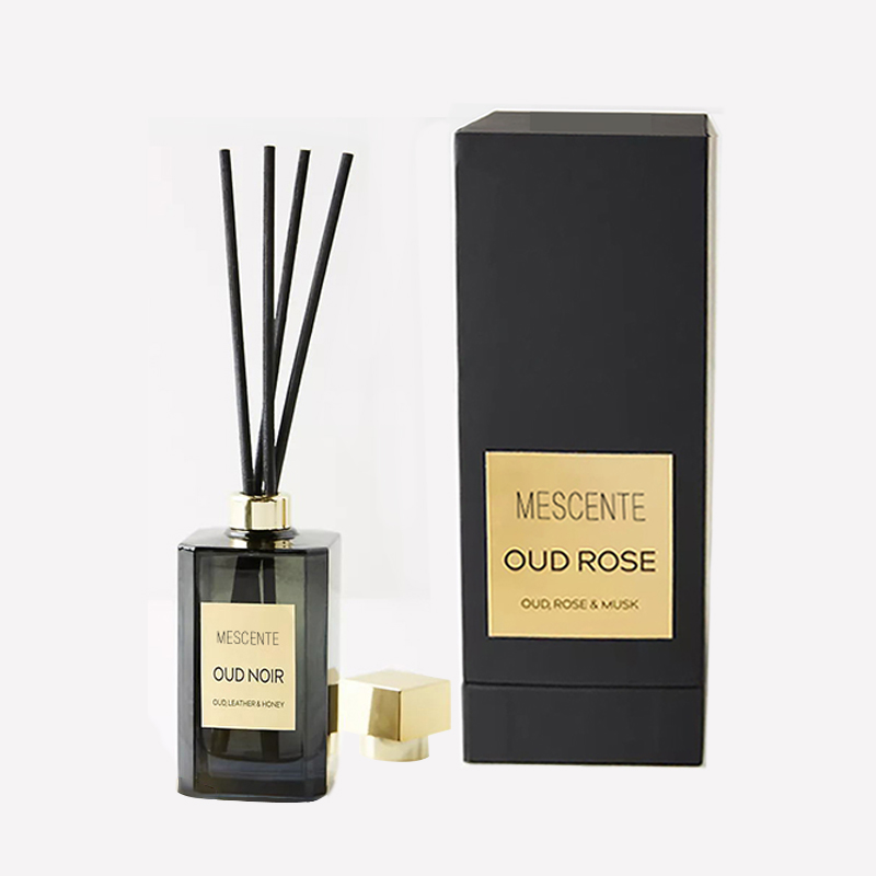 Travertin Dekorative Store Flasker Porcelæn Hvid Label Thailand Duft Reed Diffusers Beholder