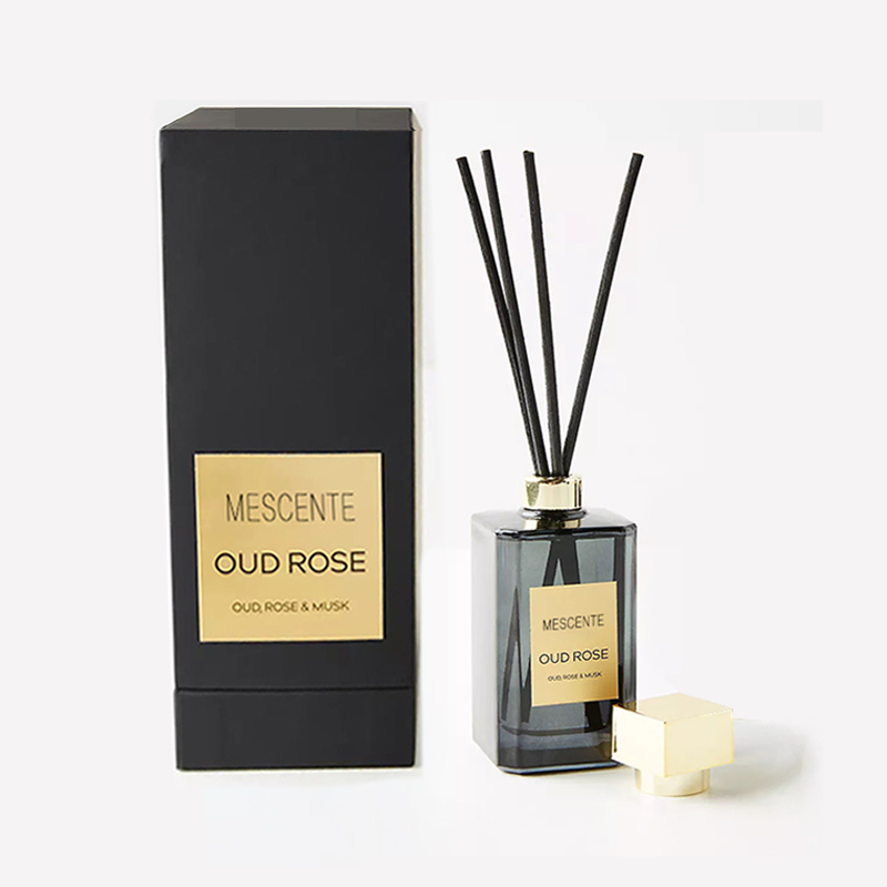 Travertin Dekorative Store Flasker Porcelæn Hvid Label Thailand Duft Reed Diffusers Beholder