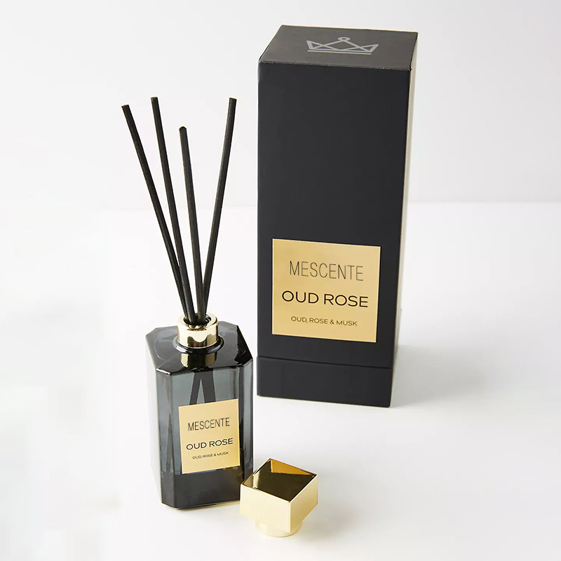 Travertin Dekorative Store Flasker Porcelæn Hvid Label Thailand Duft Reed Diffusers Beholder