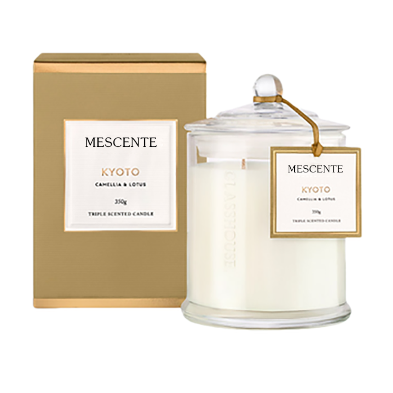 M&Scent Engros Luksus Custom Private Label Julekuppelkrukke Duftende sojalys med låg