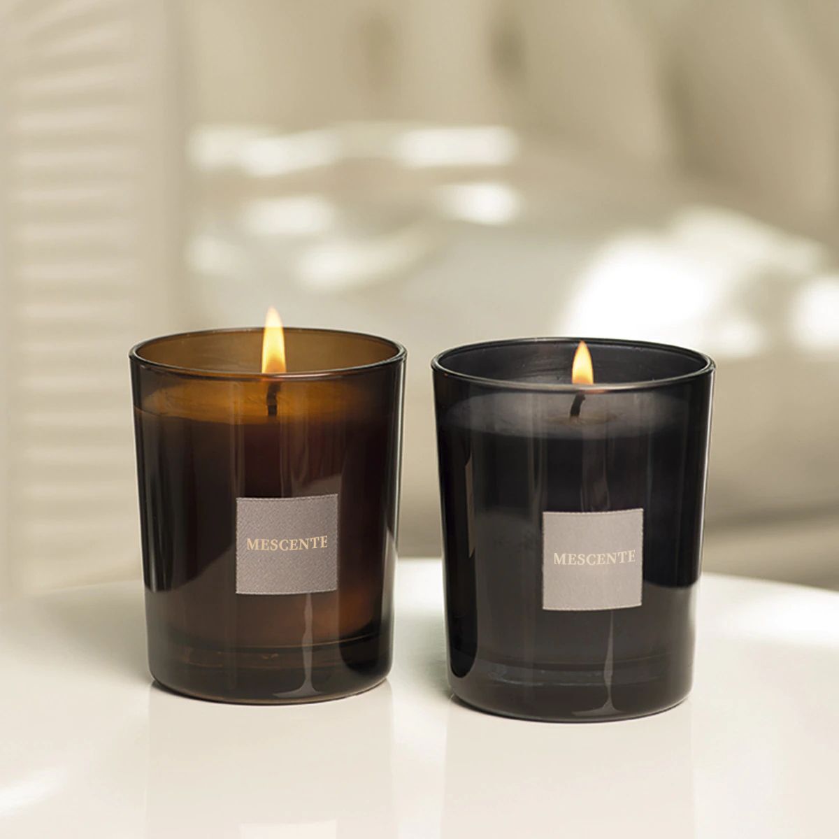 M&Scent Personaliser Grab Klein Box Mit Klar Nicht Tropfende Kerzen Herzform Beton Candle