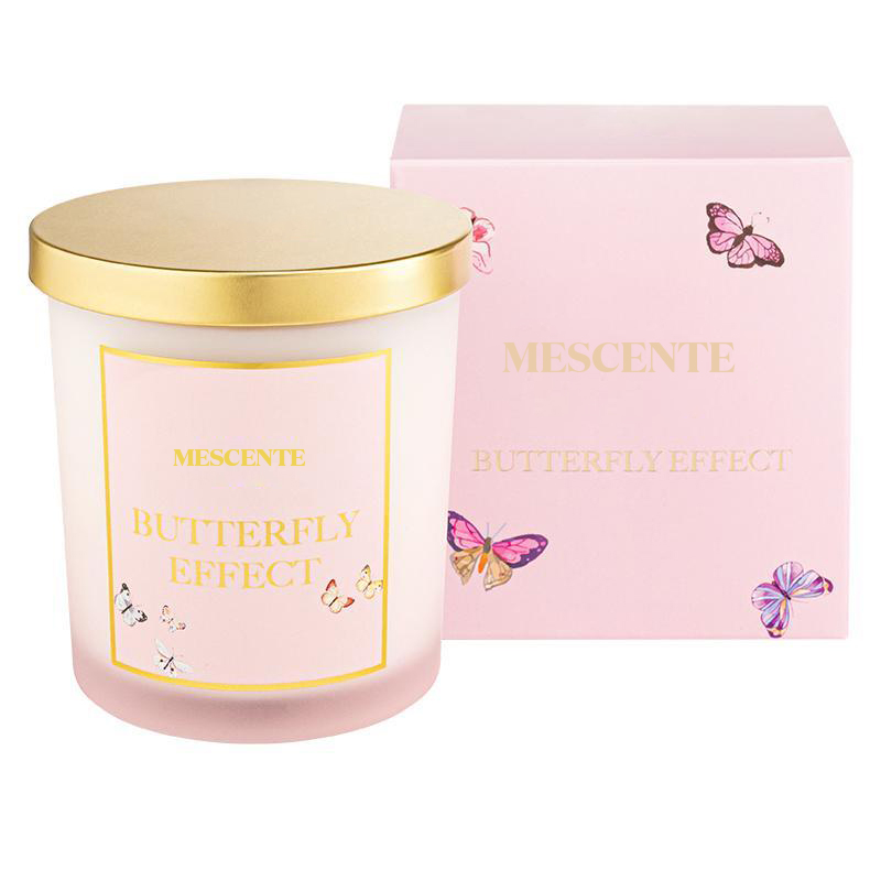M&Scent Engros Ny Luksus Custom Private Label Julekrystalkrukker Kerzen Duftsojalys Med Låg
