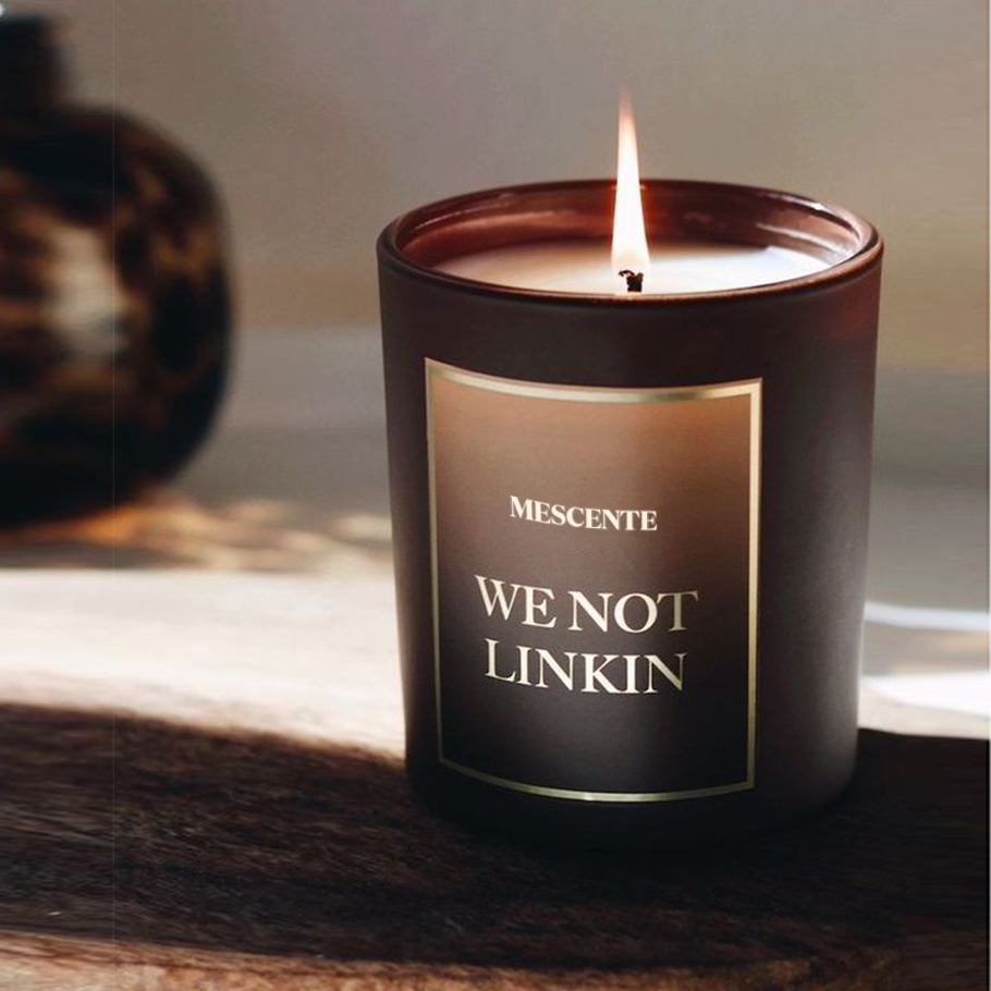 M&Scent Engros Ny Luksus Custom Private Label Julekrystalkrukker Kerzen Duftsojalys Med Låg