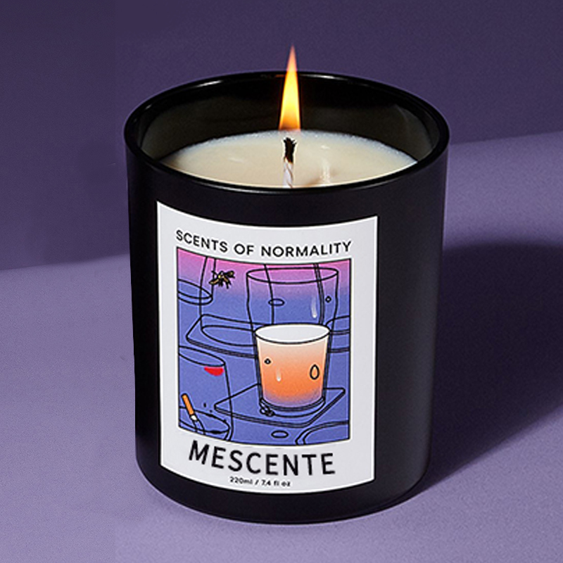 M&Scent Engros Luksus Custom Private Label Håndlavet Jul Krystal Aroma Duft Soja Voks stearinlys