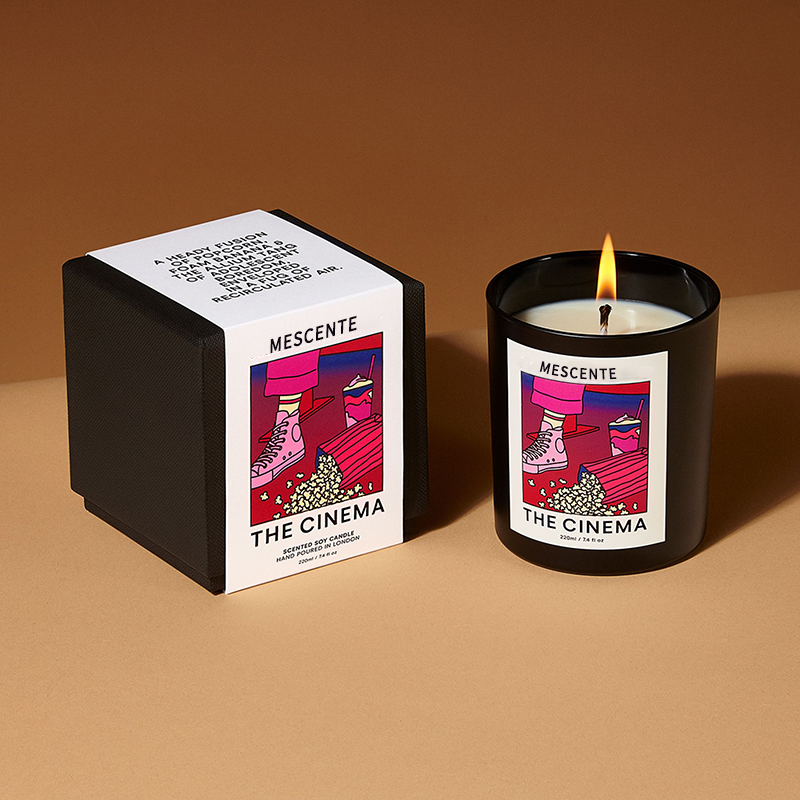 M&Scent Engros Luksus Custom Private Label Håndlavet Jul Krystal Aroma Duft Soja Voks stearinlys
