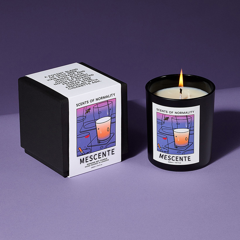 M&Scent Engros Luksus Custom Private Label Håndlavet Jul Krystal Aroma Duft Soja Voks stearinlys
