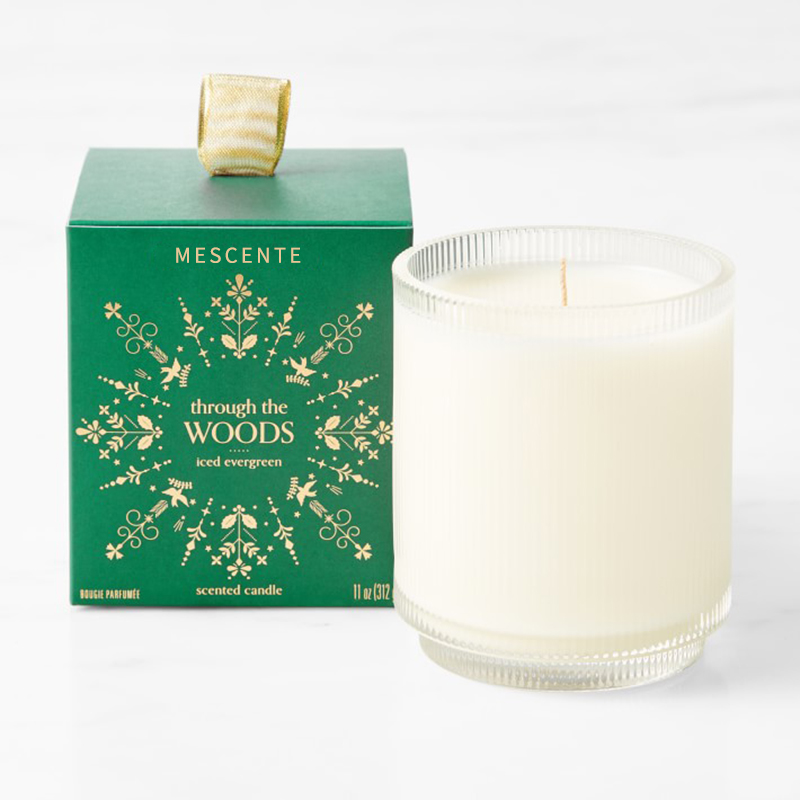 M&Scent Custom Made Logo Hjemmelavet Organic Clarity Duftende Sojalys Private Label i glaskrukke
