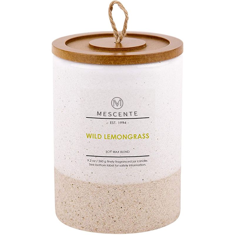 M&Scent Engros Custom Private Label glasholdere Duftlys med krystaller i bulk