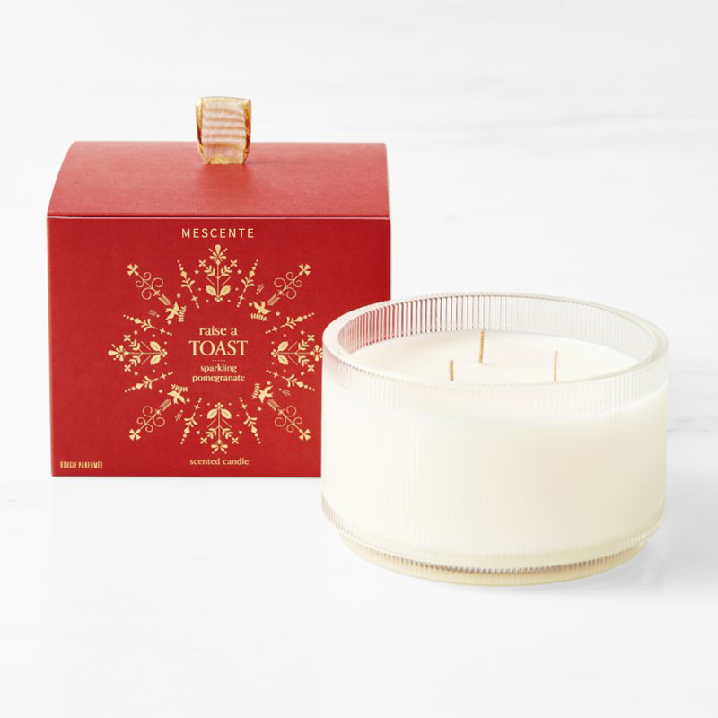 M&Scent Custom Made Logo Hjemmelavet Organic Clarity Duftende Sojalys Private Label i glaskrukke