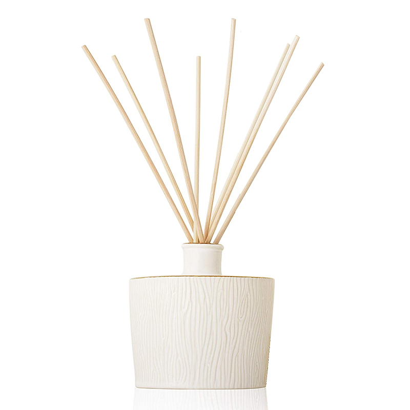 M&Scent Engros Luksus Glasflaske Stik Fiber Rund Træskrue Aroma Reed Diffuser Gavesæt