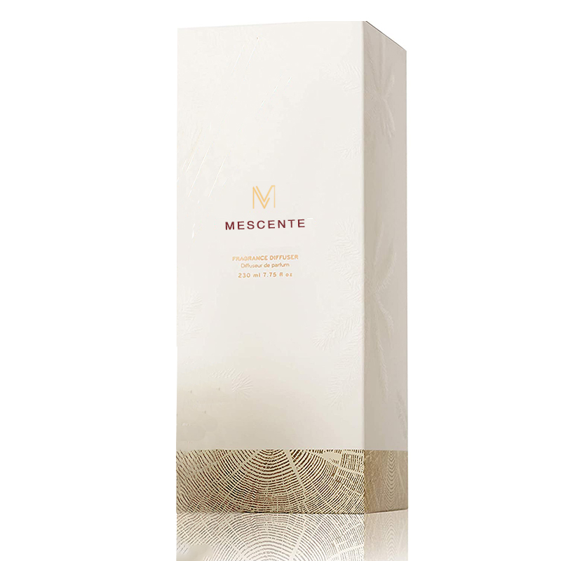 M&Scent Engros Luksus Glasflaske Stik Fiber Rund Træskrue Aroma Reed Diffuser Gavesæt