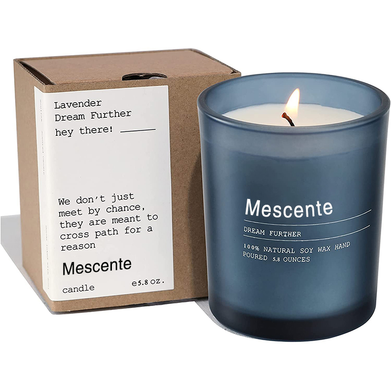 M&Scent brugerdefinerede bryllupsdekorationskrukke Jasmin og Ylang Ylang duftlys med etiketter i løs vægt