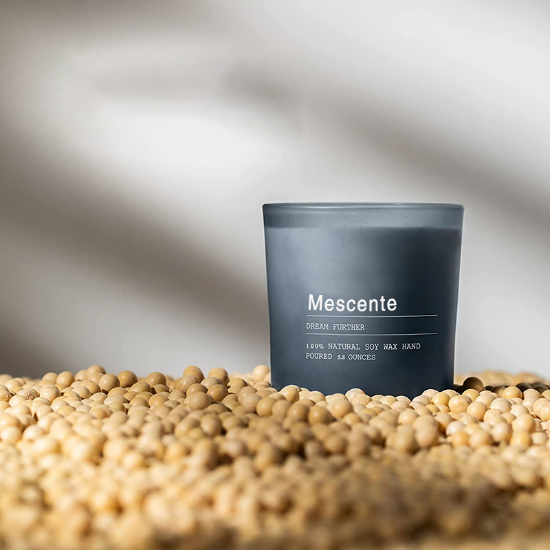 M&Scent brugerdefinerede bryllupsdekorationskrukke Jasmin og Ylang Ylang duftlys med etiketter i løs vægt