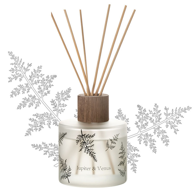 M&Scent Engros Luksus specialtilpasset dekorativt ravglas uden ild Unik gennemsigtig blomsteraroma sivspreder