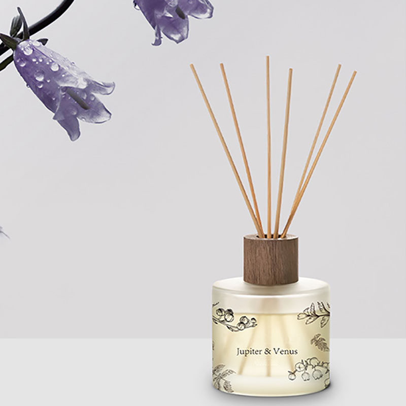 M&Scent Engros Luksus specialtilpasset dekorativt ravglas uden ild Unik gennemsigtig blomsteraroma sivspreder