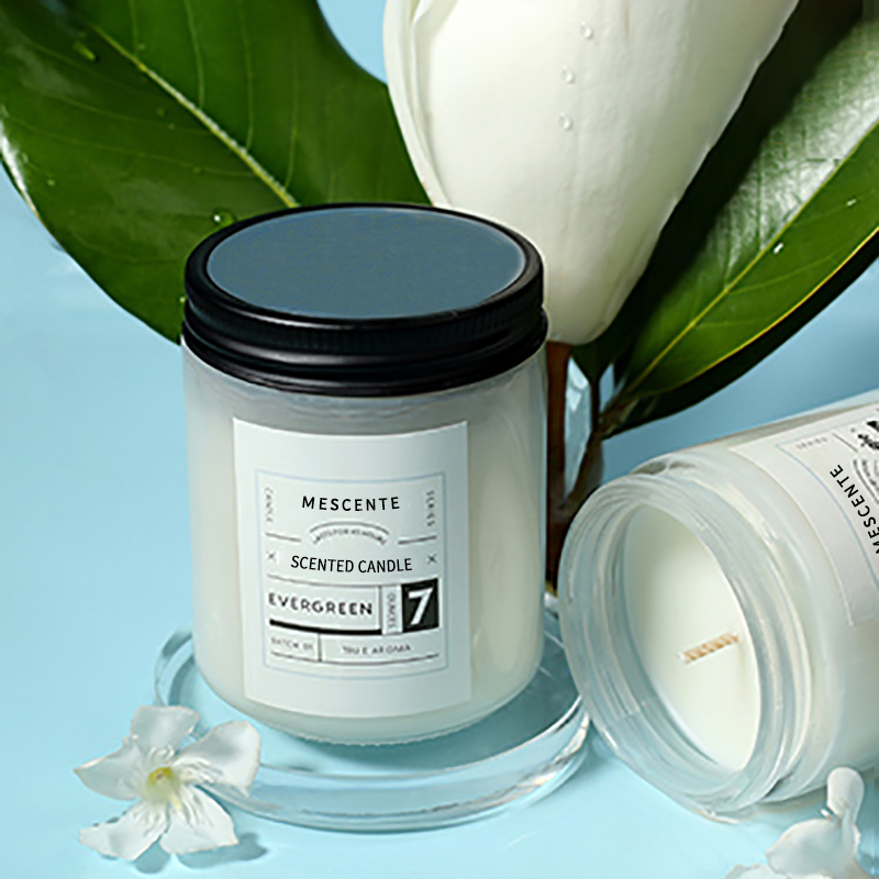 M&Scent brugerdefinerede private label luksus duftende sojavokslys med låg