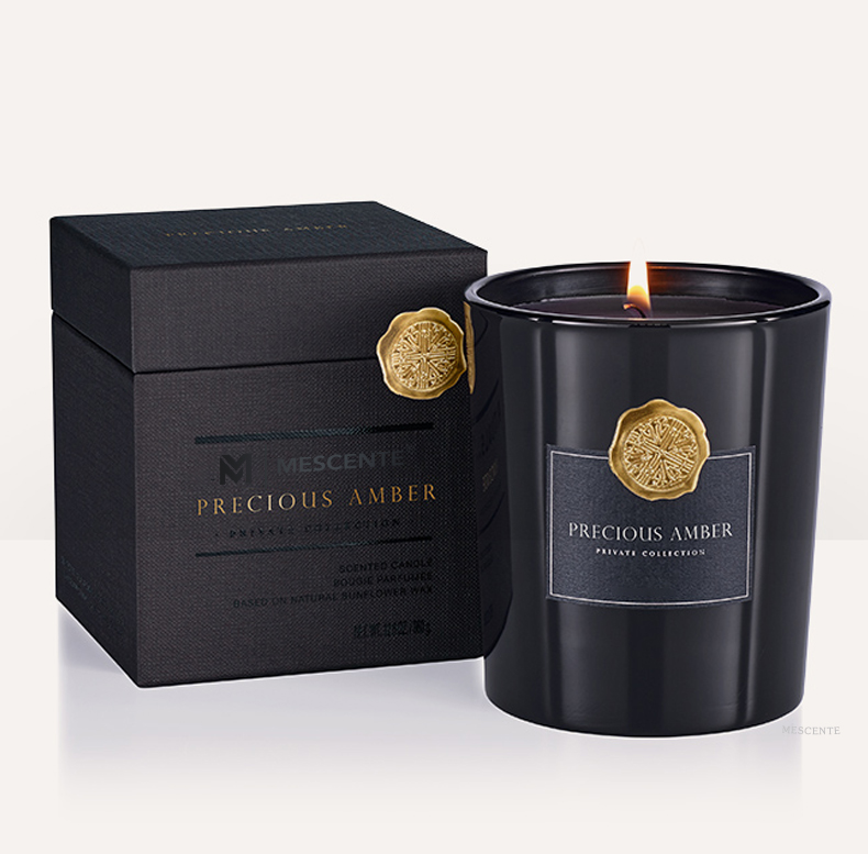 M&Scent luksus brugerdefinerede private label dekorative glaskrukker duftende sojavokslys