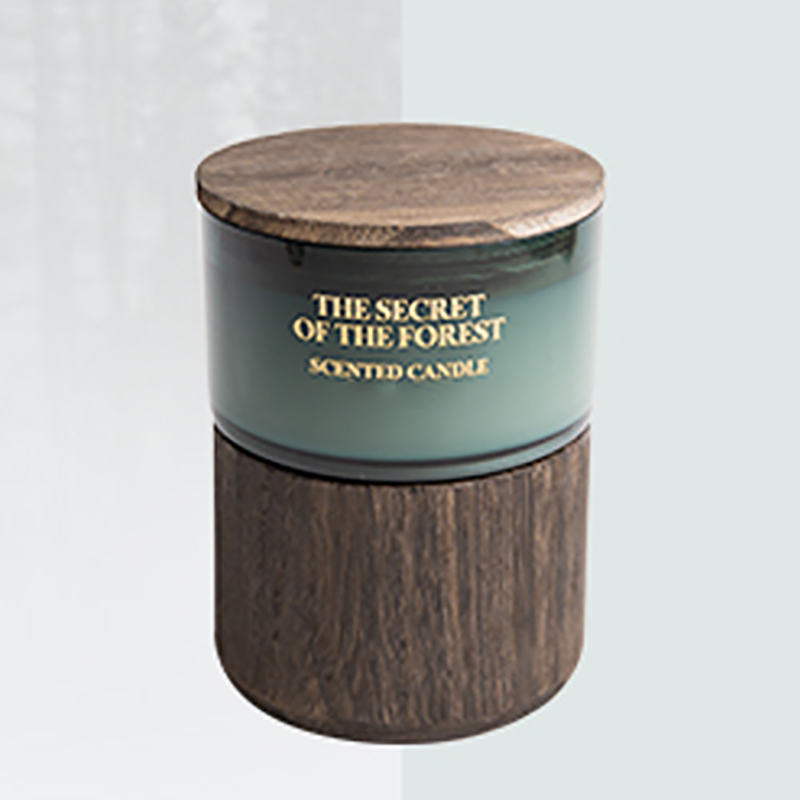 M&Scent brugerdefinerede glaskrukker bulkordre duftende sojavokslys med krystaller