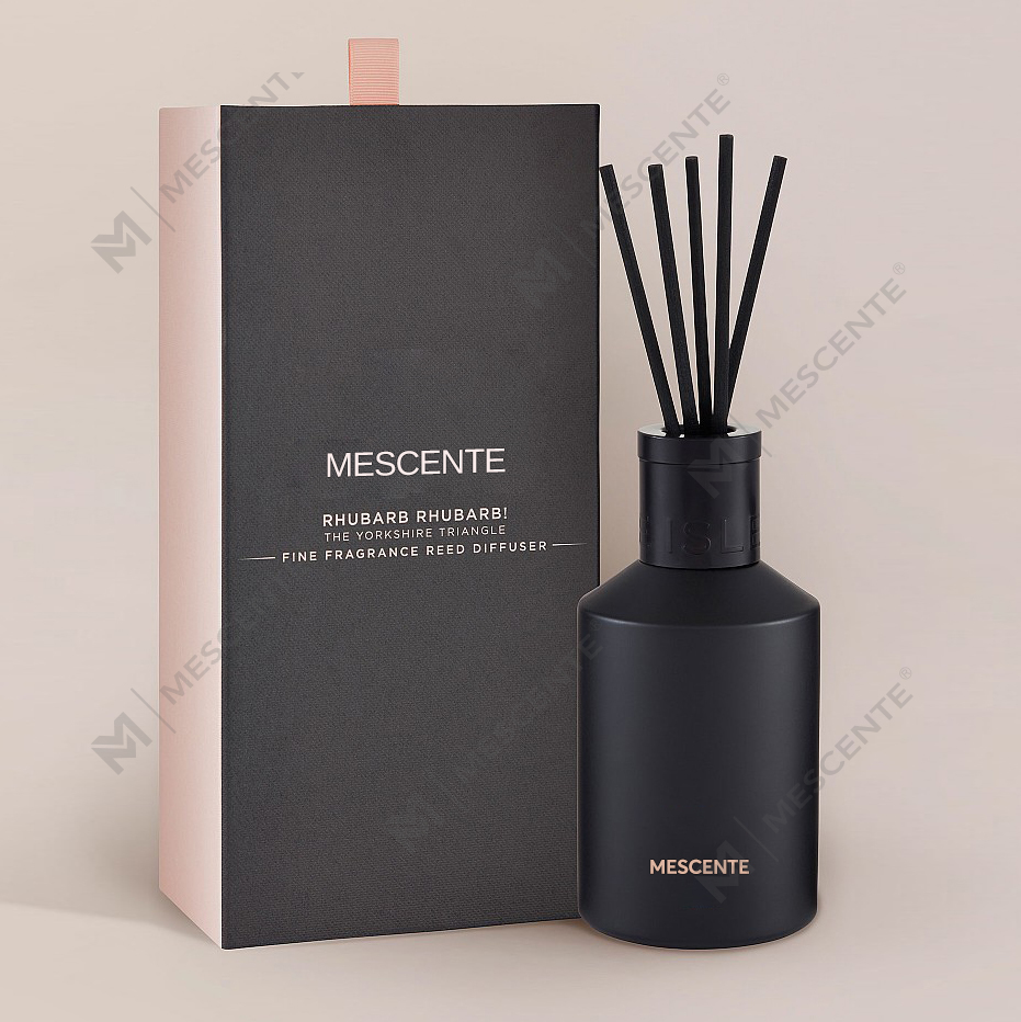 Dekoration Oem Printed Box 20ml Square Keramic Vranjes Wooden Cap House Parfume Aroma Reed Diffuser Oil