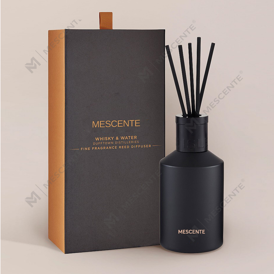 Dekoration Oem Printed Box 20ml Square Keramic Vranjes Wooden Cap House Parfume Aroma Reed Diffuser Oil