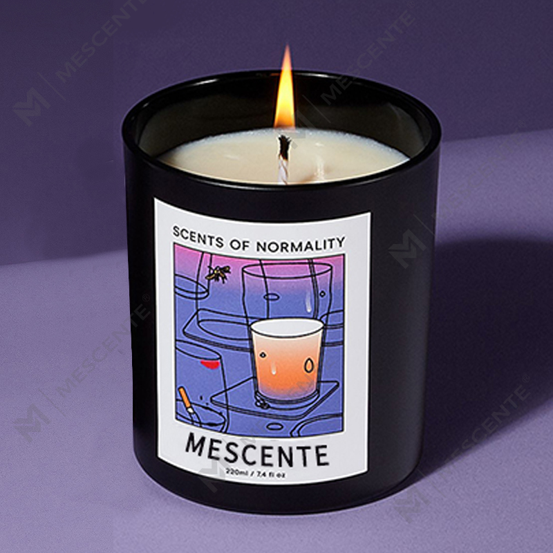 M&Scent Engros Luksus Custom Private Label Håndlavet Jul Krystal Aroma Duft Soja Voks stearinlys