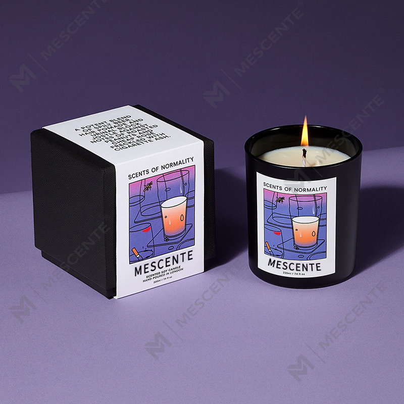 M&Scent Engros Luksus Custom Private Label Håndlavet Jul Krystal Aroma Duft Soja Voks stearinlys