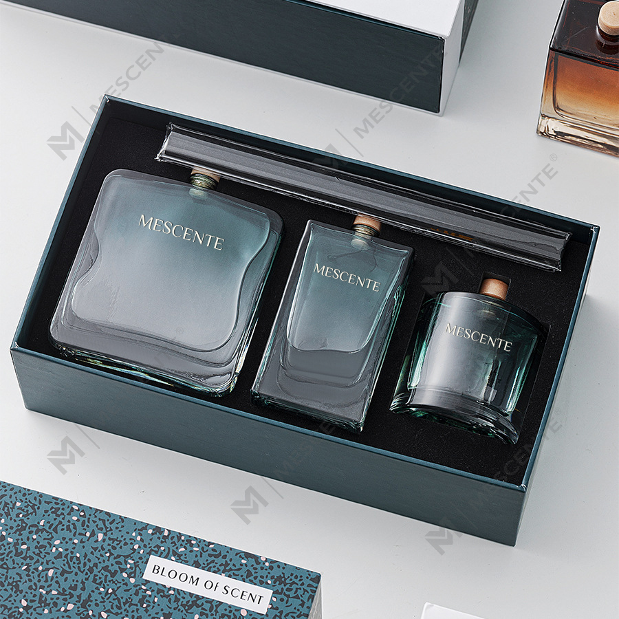 Brun 3 In One Nordic Heart Vanilje Reed Diffuser Hjem Duft Trekant Tyrkisk Børnesikker