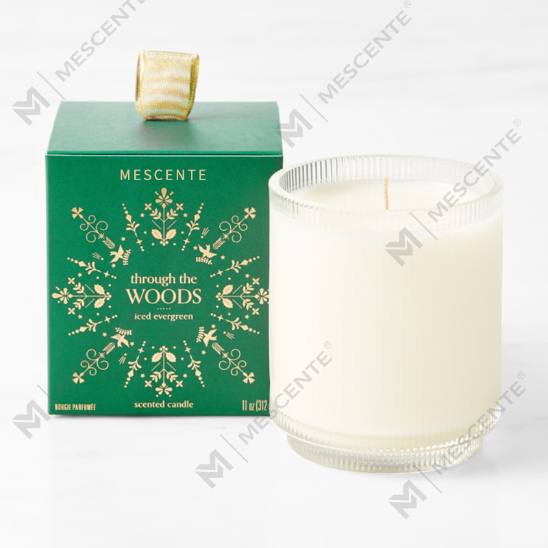 M&Scent Custom Made Logo Hjemmelavet Organic Clarity Duftende Sojalys Private Label i glaskrukke