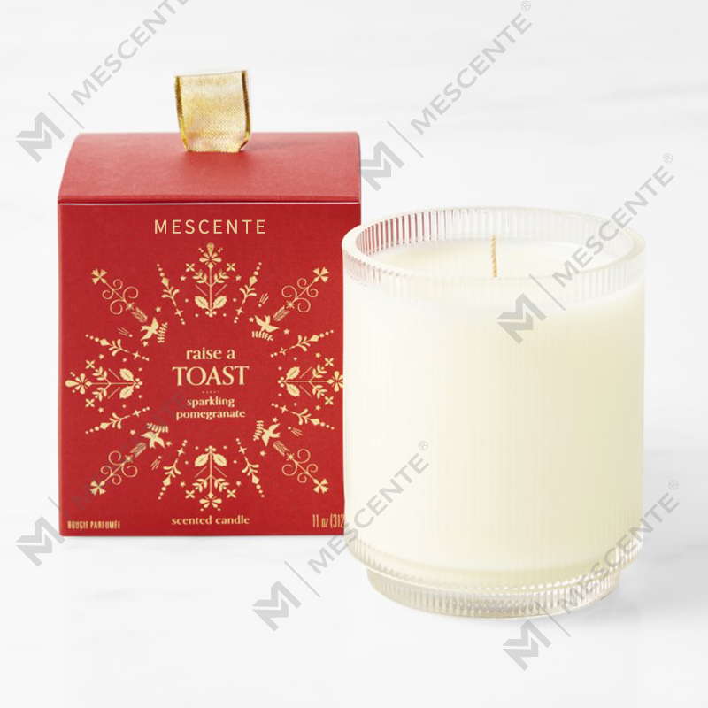 M&Scent Custom Made Logo Hjemmelavet Organic Clarity Duftende Sojalys Private Label i glaskrukke