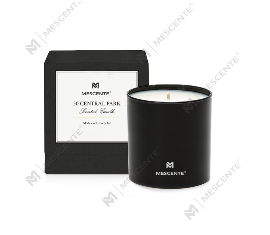 M&S duft Engros Luksus Private Label Chrome Mand Aromaterapi stearinlys 22 Oz med krystaller indeni