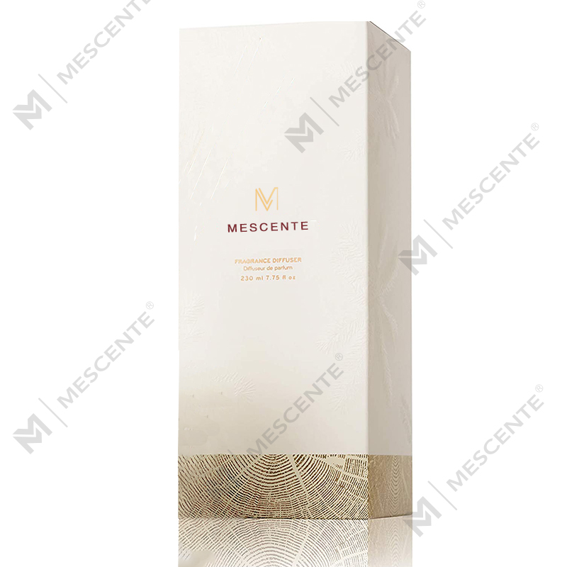 M&Scent Engros Luksus Glasflaske Stik Fiber Rund Træskrue Aroma Reed Diffuser Gavesæt