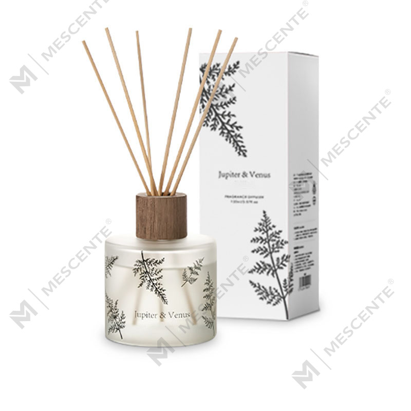 M&Scent Engros Luksus specialtilpasset dekorativt ravglas uden ild Unik gennemsigtig blomsteraroma sivspreder