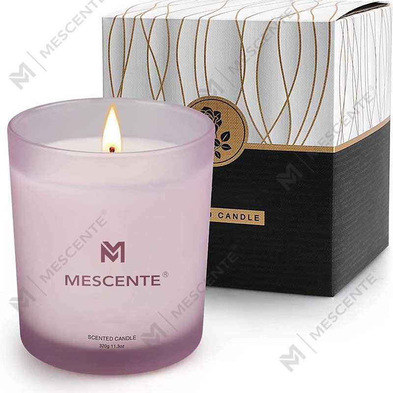 M&Scent Engros Custom Luksus Bedst sælgende Private Label Væge Lavendel Soja Voks Duftlys