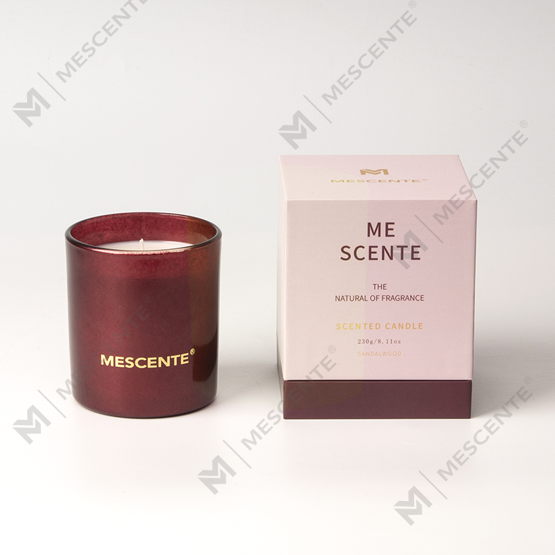 M&Scent Private Label Julens sorte stearinlyskrukker Aromaterapi Duftlys Dufte