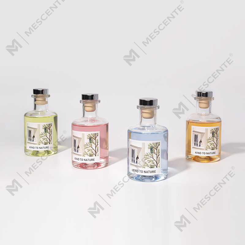 M&Scent luksus dekorativ stor flaske æterisk olie rørspreder med tørrede blomster gavesæt