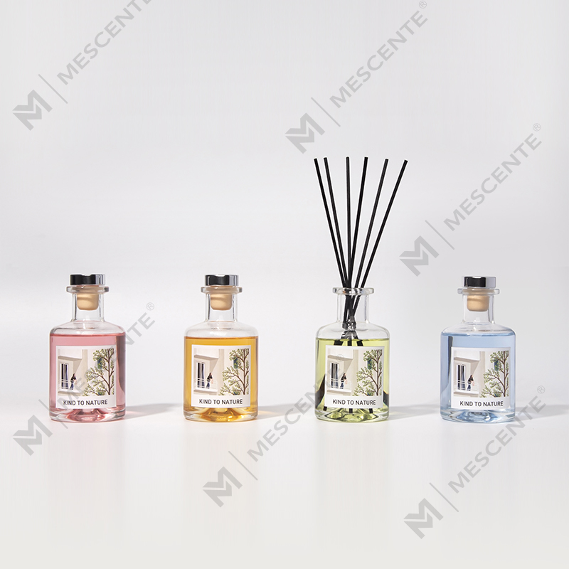 M&Scent luksus dekorativ stor flaske æterisk olie rørspreder med tørrede blomster gavesæt