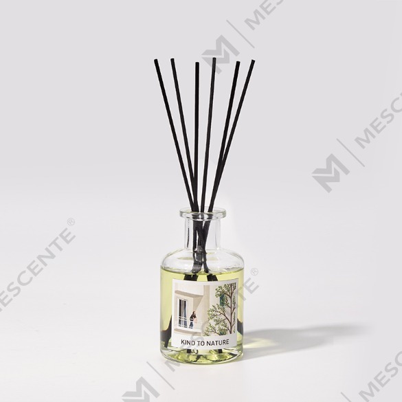 M&Scent Luxury 200 ml tilpasset hvid flaske træpinde rørspreder med æske