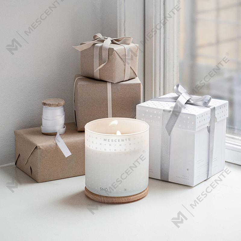 M&Scent luksus håndlavet juledekorative duftende sojavokslys med gaveæske
