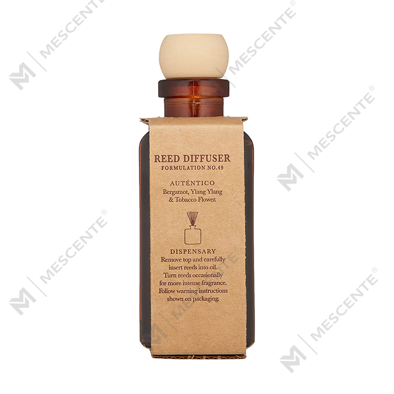 M&Scent Luxury Custom Large Rose Gold Glasflaske Blomst Private Label Liquid Reed Diffuser med gaveæske