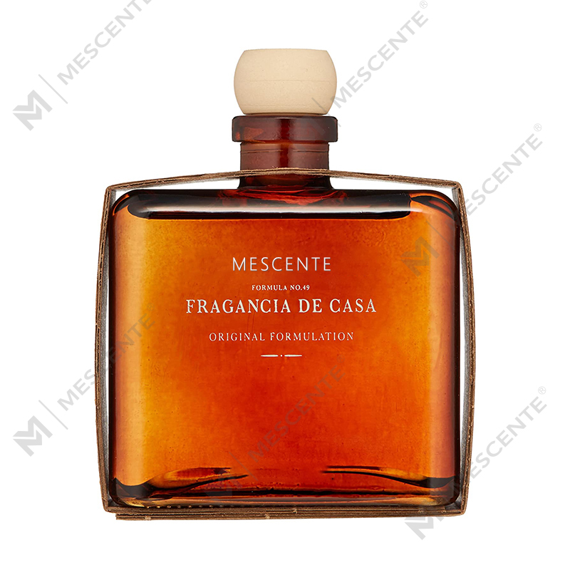 M&Scent Luxury Custom Large Rose Gold Glasflaske Blomst Private Label Liquid Reed Diffuser med gaveæske